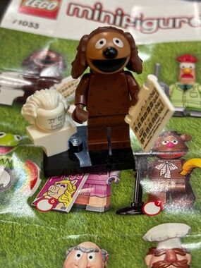 LEGO THE MUPPETS minifigure "Rowlf the Dog" coltm-1 Like NEW!